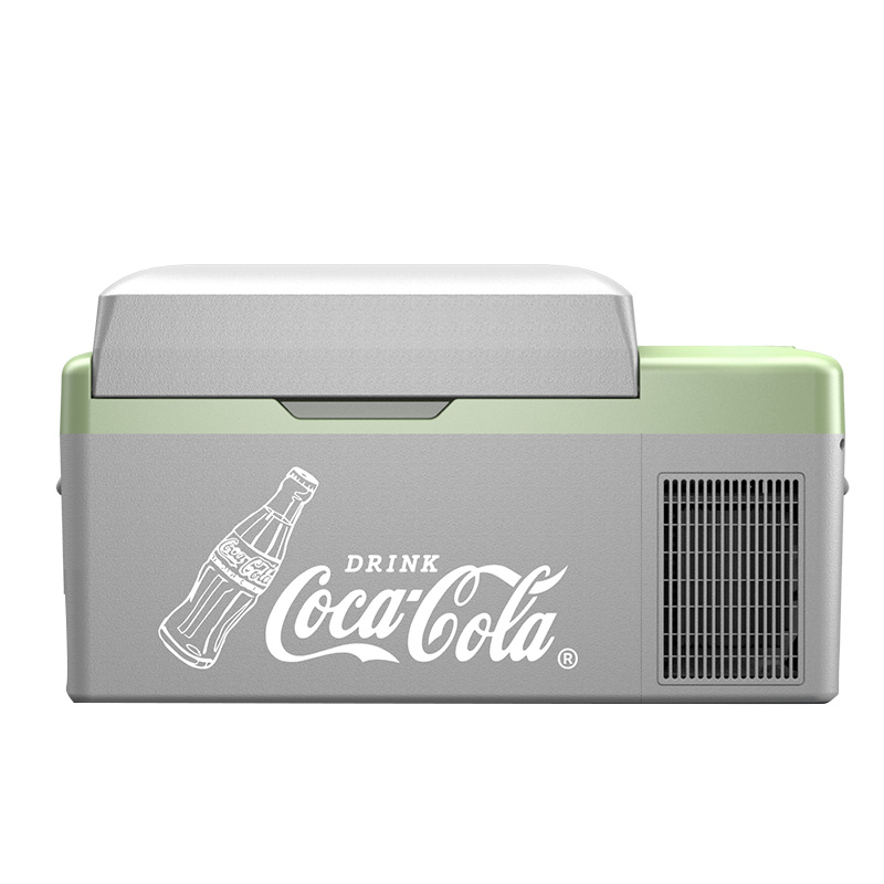 可口可乐车载冰箱压缩机制冷12V24V车家两用冷冻冷藏冰箱