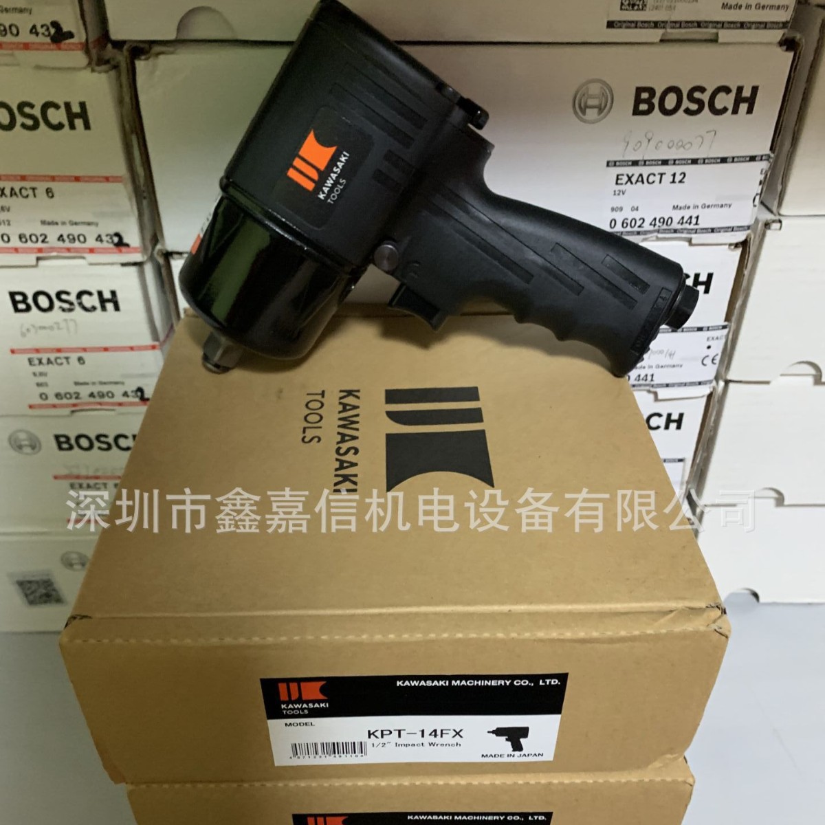 现货批发日本 KAWASAKI川崎 1/2大扭力气动扳手 KPT-14FX