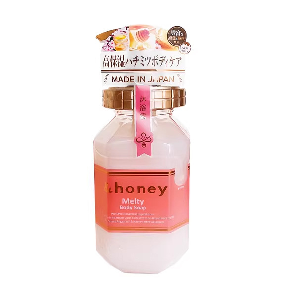 日本进口Honey安蒂花子洗发水护发素沐浴露蜂蜜樱花洗护套装440ml|undefined