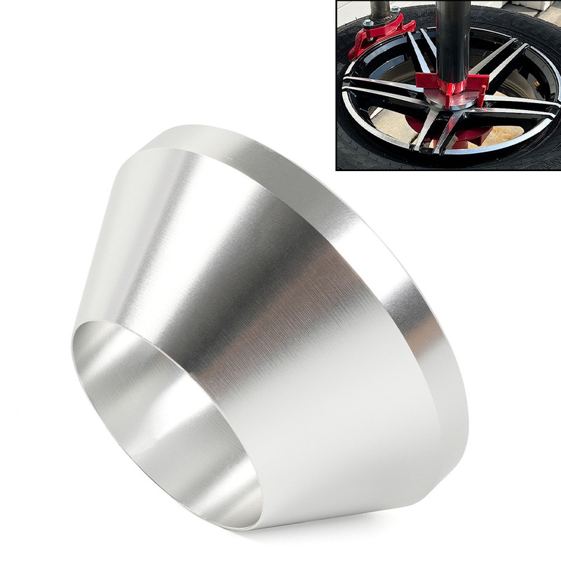 Automobile manual large tire replacement centering cone aluminum truck neutral column tool balancer compression cone