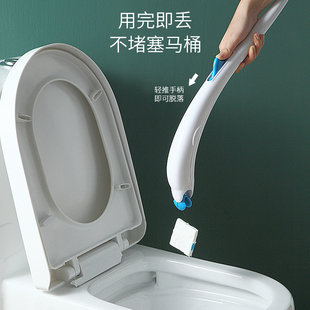 Household Disposable Toilet Brush Replacement Head Cleaning Cotton Pad Brush Head Toilet No Dead Corner Toilet Brush Ma Shaoyi