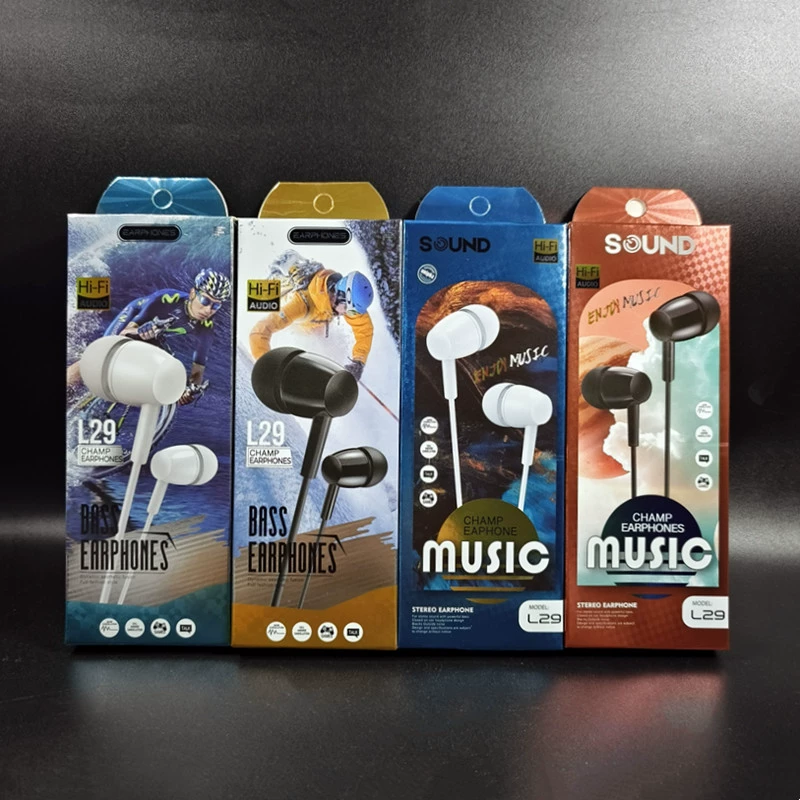 Новый кабель для наушников L29 в коробке для наушников нейтральный music кабель для наушников