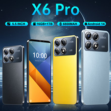 新款X6 Pro跨境手机5.5寸IPS屏1+16G安卓8.1低价外贸智能手机源头