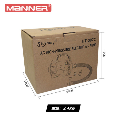 800W AC Inflator for Tents, Kayaks, Rafts, and Pools - European Standard