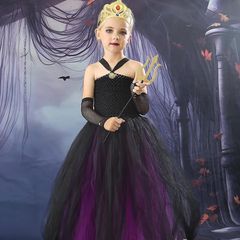 アマゾンの新しい女の子のドレスcosウルスラの子供の王女のスカートのハロウィーンのコスプレの服装