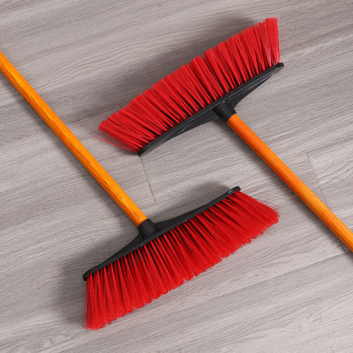 Plastic broom wholesale wholesale household hard bristles broom dustpan combination thickened labor protection school broom broom wholesale