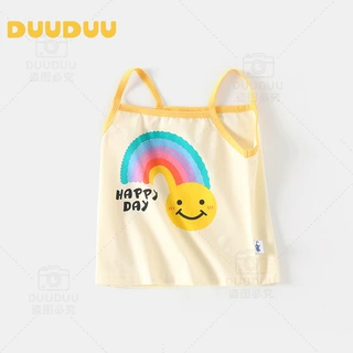 DUUDUU婴幼儿夏季衣服背心女宝薄款打底衫小童上衣吊带卡通图案