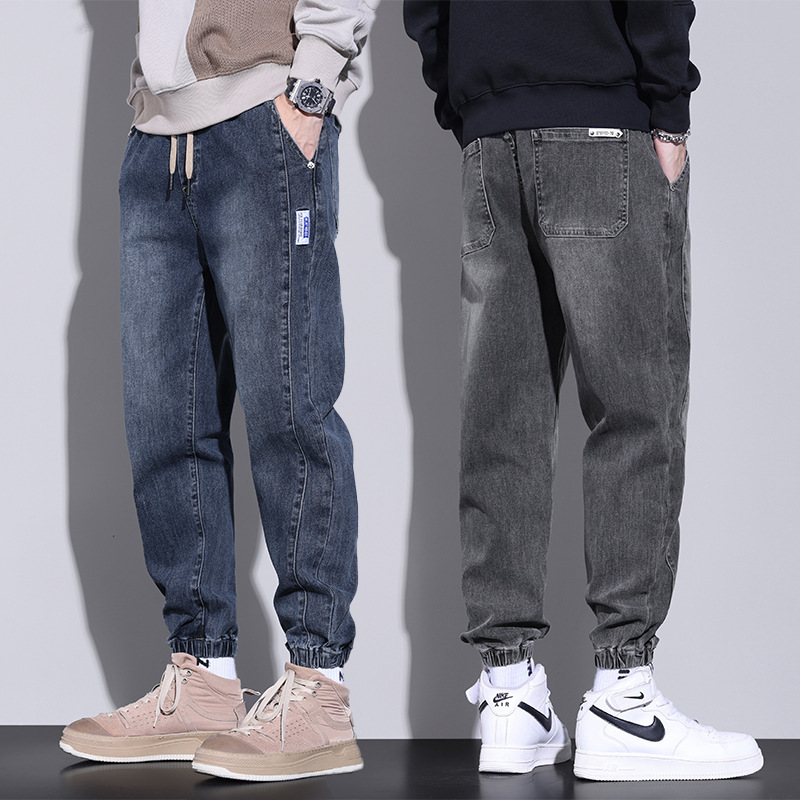 Paul Spring and Summer Men's Jeans 2026 New Fashion Trendy Stylish Elastic Loose Versatile Jogger Pants for Men