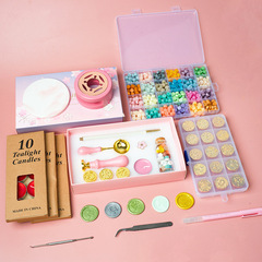 Fire paint seal set wholesale wax grain spoon hand account invitation envelope gift box seal wooden handle beeswax seal