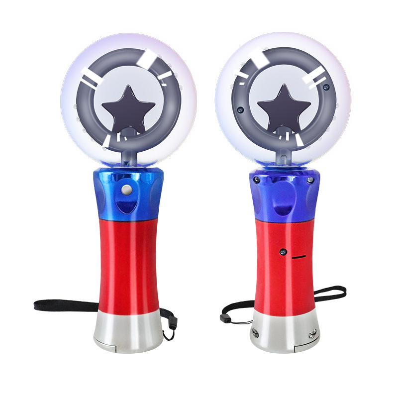 Venta caliente transfronteriza bola de giro luminosa LED colorida bola de giro intermitente regalo de Navidad juguete luminoso para niños bola de giro