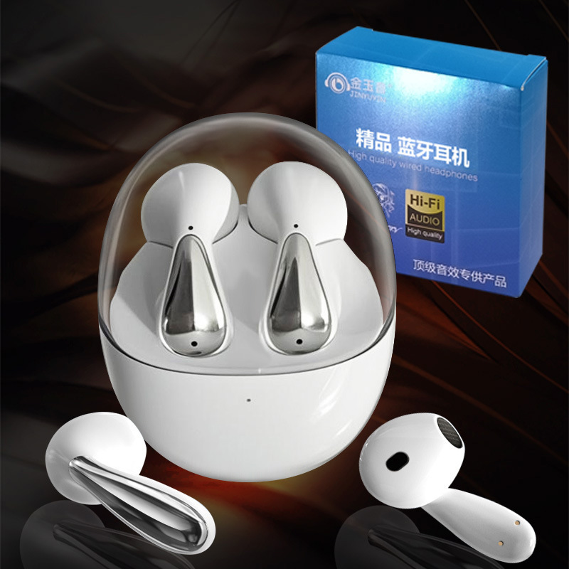 Bluetooth ヘッドセット TWS スペースカプセル シアター サウンド エフェクト ステレオ インイヤー バイノーラル ワイヤレス 透明 カプセル ミニ コンパクト|undefined