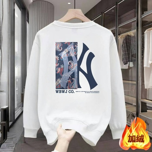 Chase brand high street printed long sleeve hoodie men's 2025 spring new heavy round neck casual top jacket Instagram