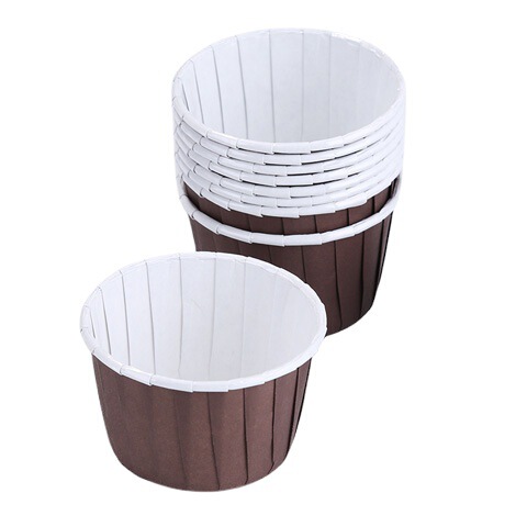 Small cup cake paper for baking, muffin cup paper, non-stick paper, high temperature lamination paper cup, 100 pieces