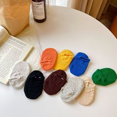 寶寶襪子淺口糖果色網洞短襪 純色清新韓版ins嬰兒襪子防滑潮童襪