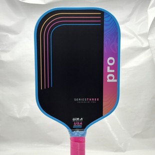 Heat-Pressed Third-Generation Inner Core Pickleball Racket Carbon Fiber Pickleball Frosted Cloth Pattern Board Professional-Grade Racket