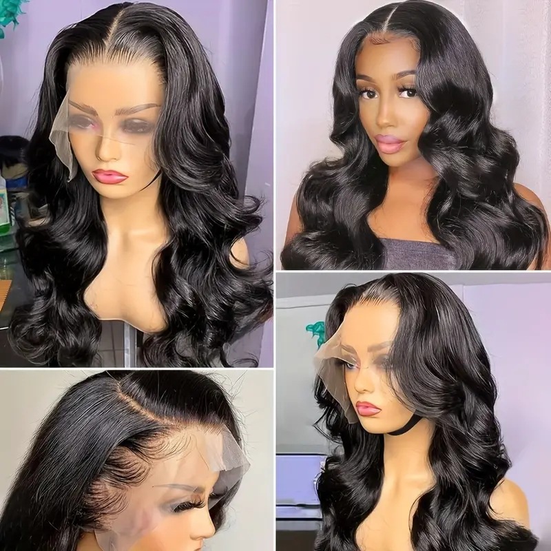 Synthetische Front Lace Perücke Mit Großen Wellen Für Volles Haar_voghion.com