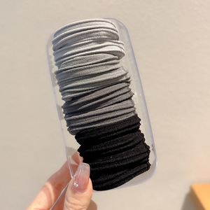 Caricatura encantadora anillo de pelo pulgar no daña el cabello de los niños correa de correa pequeña cuerda de cabello para niñas cuerda de cabello