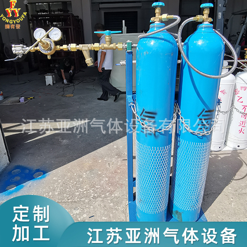 汇流排 实验室氧气汇流排 一体式便携汇流排2瓶组定 制 医院汇流