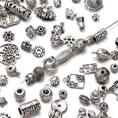 レトロなチベット銀ペンダントアクセサリー混金合金ビーズ手作りdiyネックレスブレスレットアクセサリー卸売り
