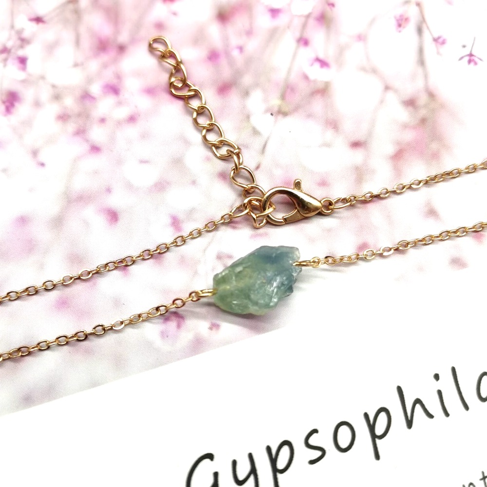 Fashion Geometric Agate Plating Natural Stone Necklace 1 Piece