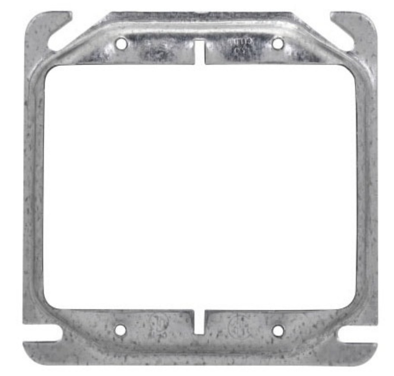USLINSKY ETL - Placa de cubierta galvanizada estándar americana de 4x2 pulgadas para panel de interruptores y toma de corriente contra incendios