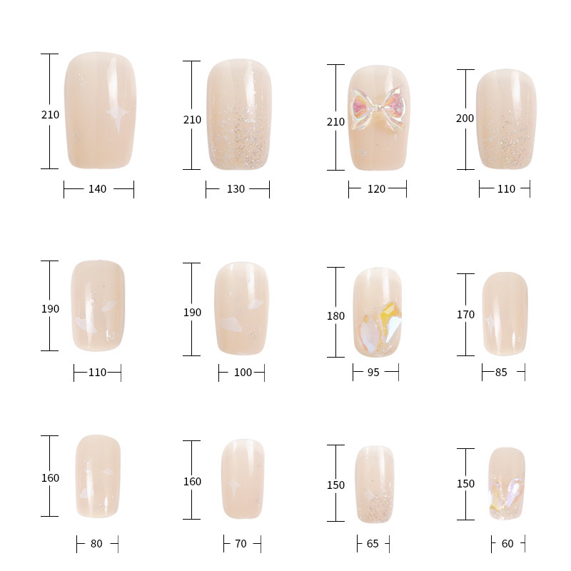 Procesamiento de manicure personalizado, patch de uñas usables, patrón personalizado, patch de uñas falsas, ballet manual