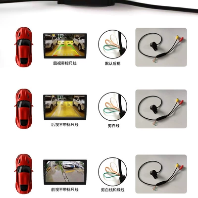 Zinc Alloy Fisheye Car-Mounted Ahd/Cvbs Vehicle camera