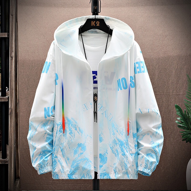 【Tiktok Hot Item】Summer Thin Hooded Jacket for Teenagers Men's Breathable Outerwear 【Tiktok Hot Item】Summer Thin Hooded Jacket for Teenagers Men's Breathable Outerwear