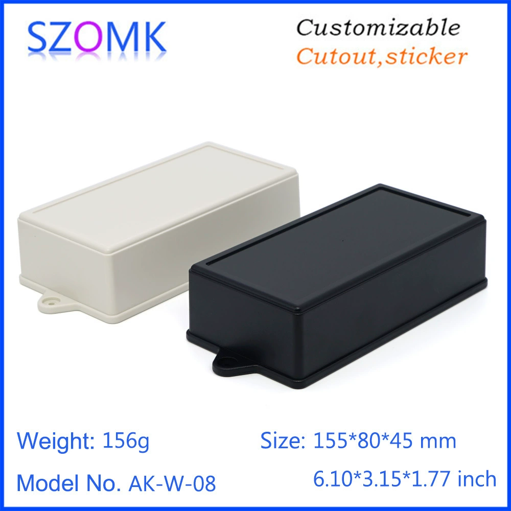 SZOMK Пластиковый корпус настенный прибор питания проводка коробка печатная плата открываются для обработки корпуса серии W