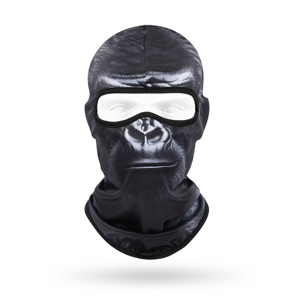 Sudor absorbente máscara transpirable de secado rápido para hombres y mujeres ciclismo al aire libre bicicleta protección solar sombrero lindo mascota sombrero animal bufanda