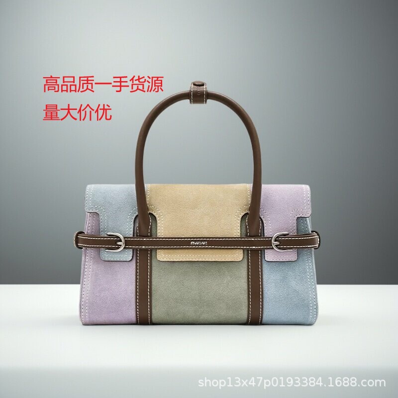mu Town Bag 2026 New Messenger Small Square Bag in Candy Color Contrast Single Shoulder Crossbody Women's Bag mu Town Bag 2026 New Messenger Small Square Bag in Candy Color Contrast Single Shoulder Crossbody Women's Bag