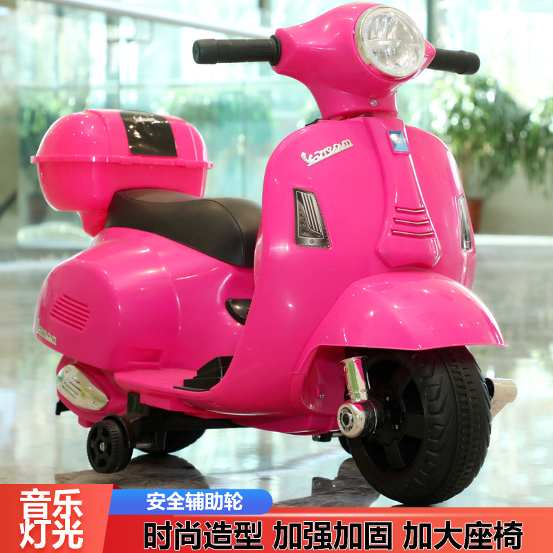 Niños motocicleta eléctrica triciclo de 1 - 4 años se puede sentar bebé coche de juguete recargable exportación de comercio exterior image 4