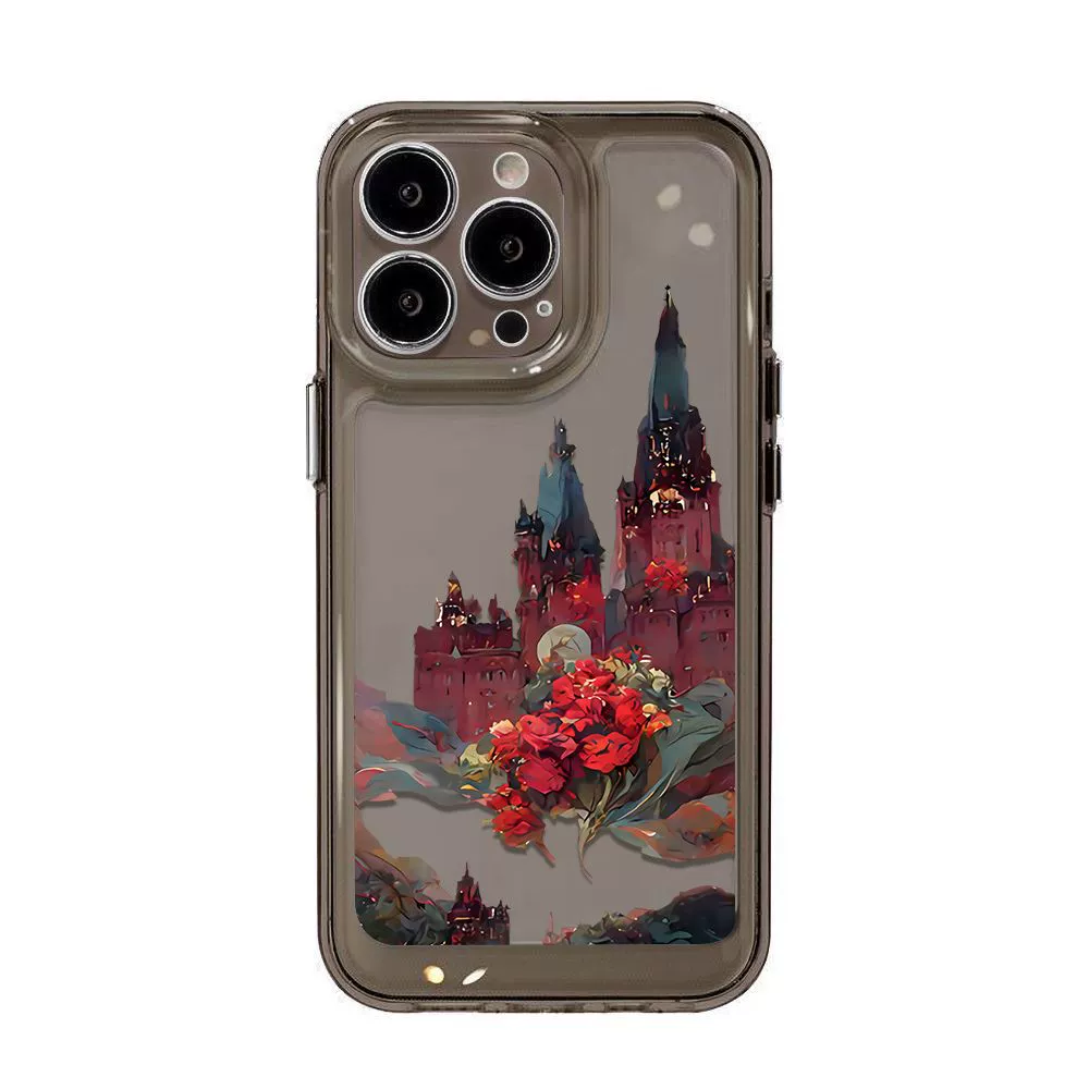 Apple, ретро совместимый замок, чехол для телефона, iPhone13 Pro, iPhone 12, защитный чехол, цветочный, iphone