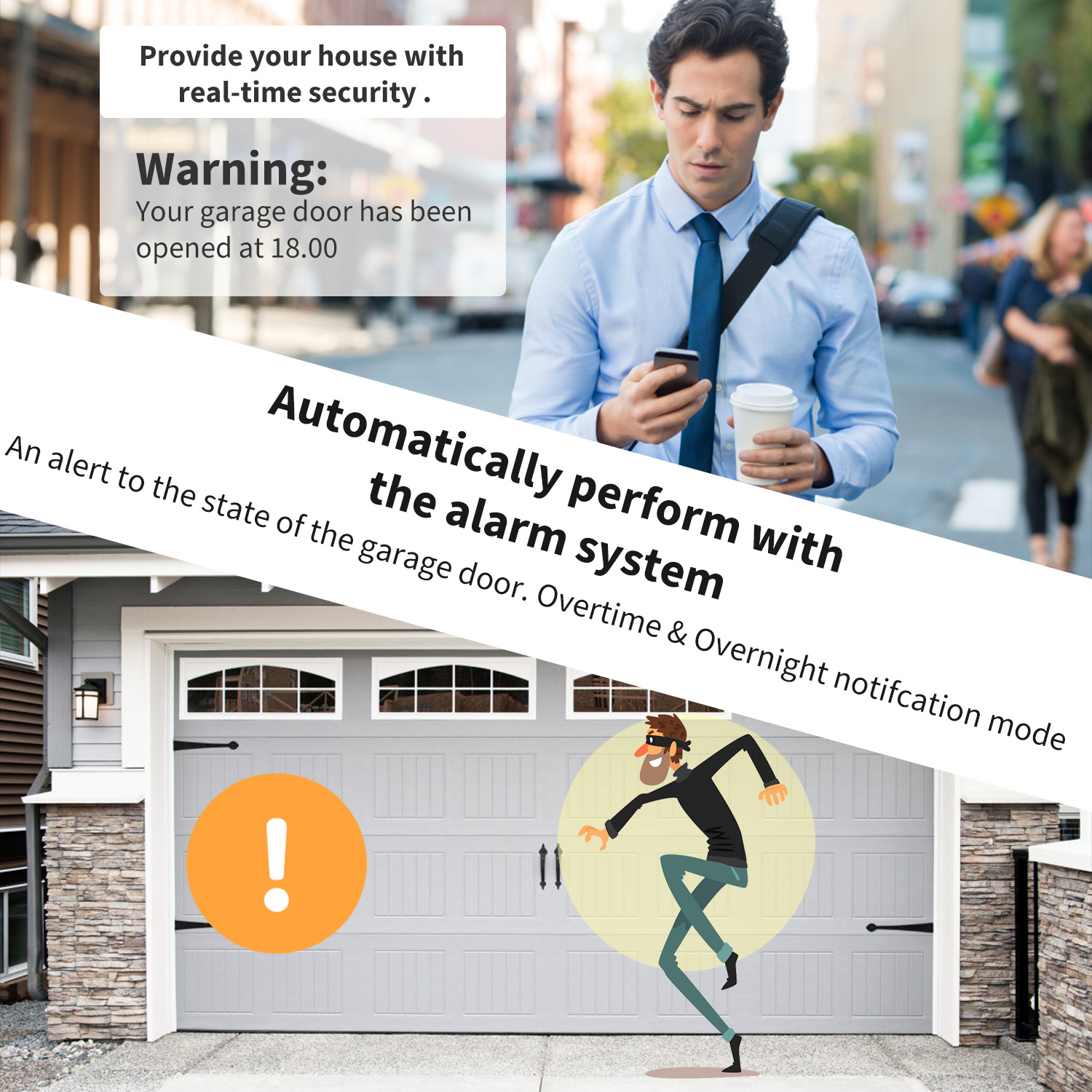 Tuya涂鸦智能 WIFI 车库门控制器 Garage door controller opener详情图5