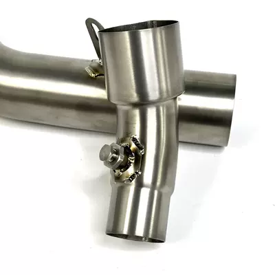 Motorcycle exhaust pipe motorcycles, titanium alloy mid-to-rear