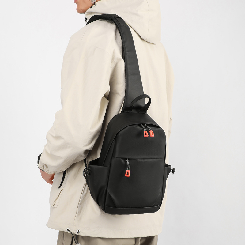 Bolso de pecho Bolso de mano para hombre nuevo transfronterizo Bolso de mensajero de ciclismo deportivo casual Bolso de hombro simple de moda coreana