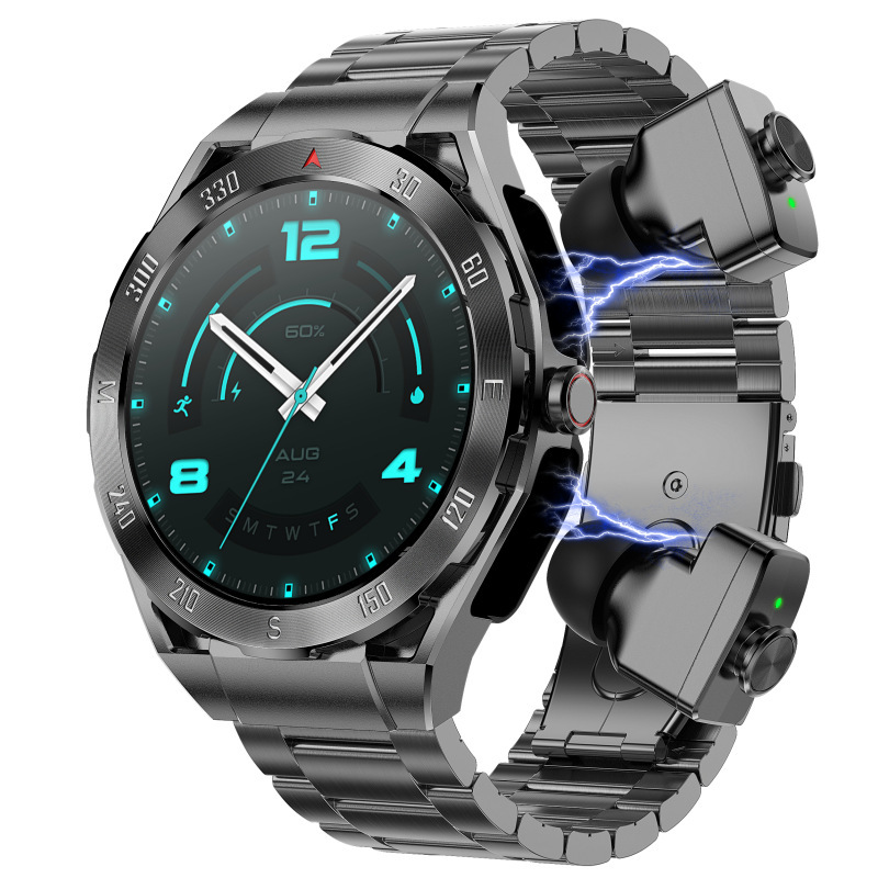 New men's and women's headset watch two-in-one multi-function business Bluetooth call sports MP3 Android NFC dial