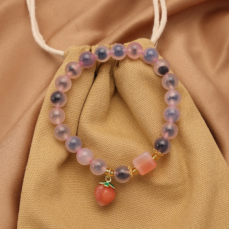 시팡라이카이 핑크 설탕 하트 팔찌