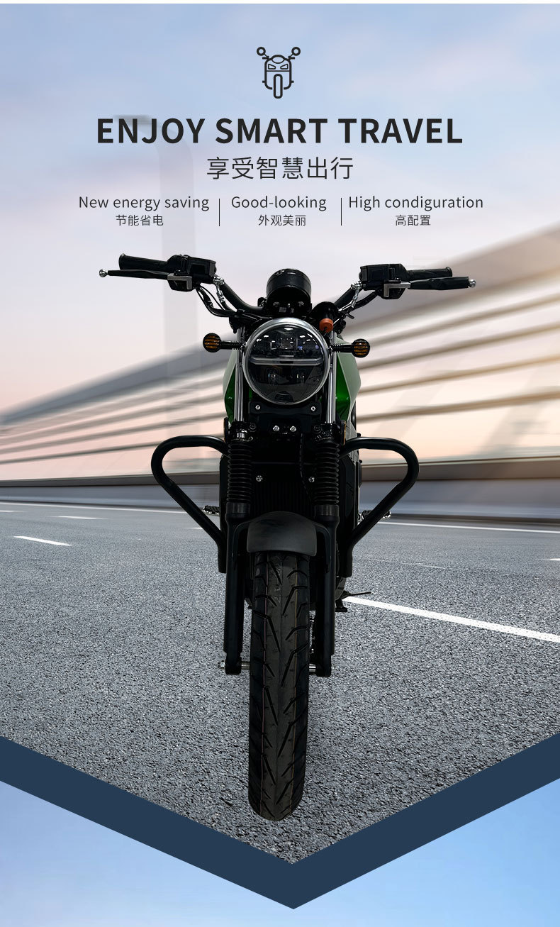 Export of Cross-Border Electric Motorcycles D300 for Overseas Commuting, High-Power Electric Scooters, and Electric Vehicles for Foreign Trade