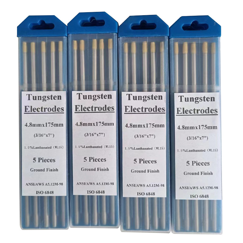 出口金头钨针1.6焊针wl15镧钨针2.4钨棒3.0钨针3.2  4.8*175钨针