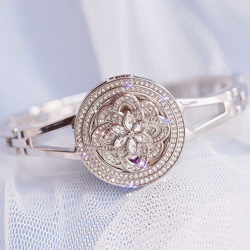 BS new hot-selling watch manufacturer direct sales foreign trade chain watch pocket watch flip cover full diamond women's watch one piece dropshipping FA1618