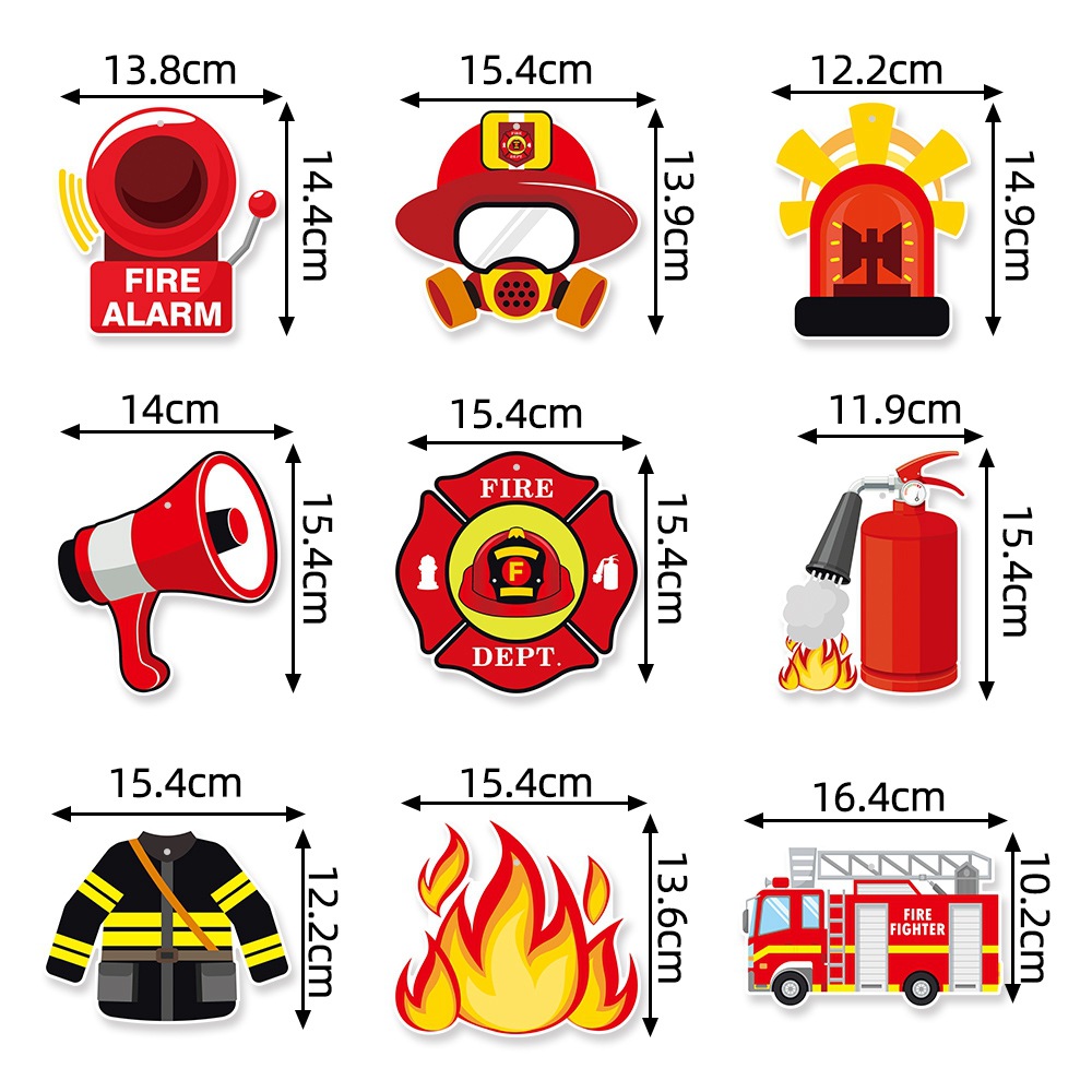 Nueva decoración de fiesta de cumpleaños contra incendios temática espiral placa de suspensión contra incendios fiesta decoración de techo espiral colgante image 5