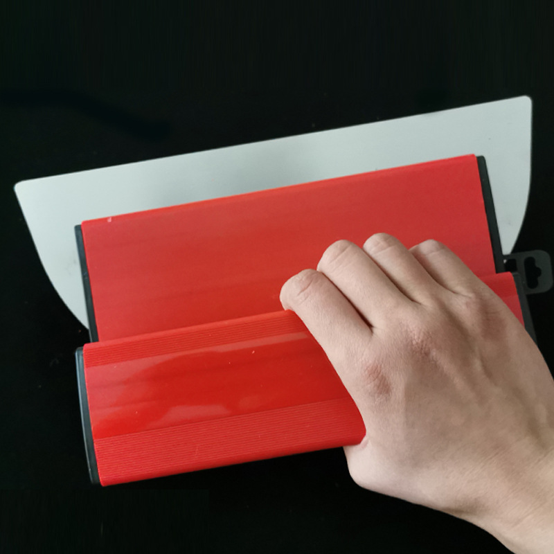 Fabricante de fuente de raspador de celebridades de Internet alemán transfronterizo, masilla raspadora de acero inoxidable, herramienta de pared de nivelación, raspador de pared