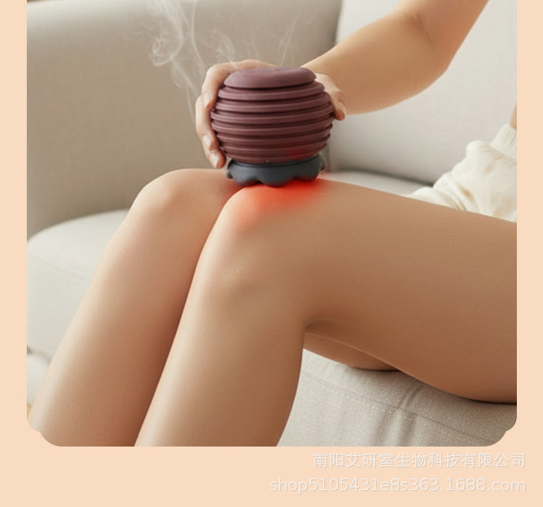 Fire Dragon Cupping Jar TCM Ceramic Moxibustion Set with Bian Stone Lotus Head 4.0 Moxa Sticks Ginger Mugwort Oil specifications