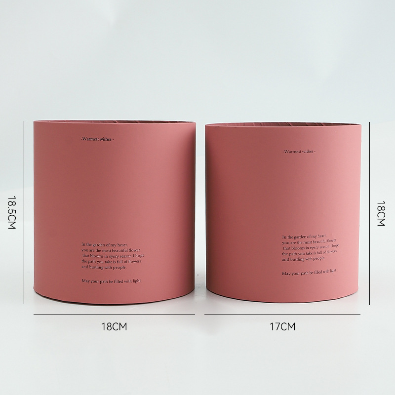 Cubo clásico de tres abrazos cubo redondo embalaje cubo arreglo de flores cubo floral DIY espejo de plata caja de flores