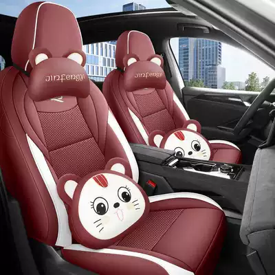 Modelə uyğun (Original) oturacaq örtükləri — all-season seat covers, interior accessories - martha-red-memory-foam-version-note-the-model-year-front-row-fully-covered-rear-row-partially-covered