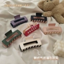 双面方型盘发<font red=H>抓夹</font>少女韩国简约气质<font red=H>夹</font>子头饰<font red=H>发夹</font>后脑勺大号<font red=H>鲨鱼</font><font red=H>夹</font>