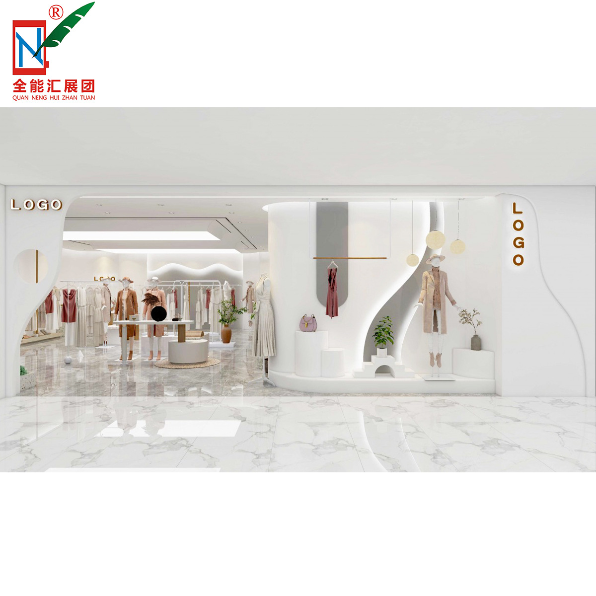 VR全景拍摄制作服装店专卖店连锁店商场超市设计装修360°全景