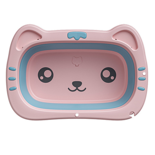 Cute baby folding bathtub soft and comfortable quality pp material baby bathtub wholesale