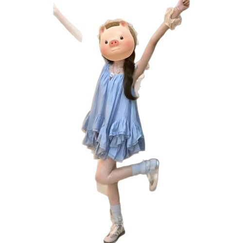 Korean style gentle first love feeling strapless top women's summer photo-taking small skirt forest style niche cute a word dress 